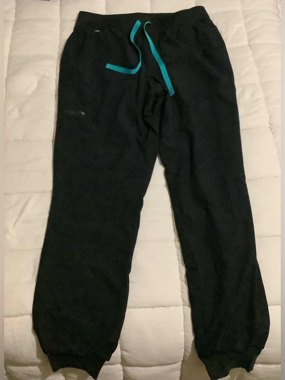Figs Scrub FREEx Lined Zamora Joggers Womens Black small Black